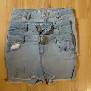 Cat & Jack Light Blue Denim Shorts Bundle
